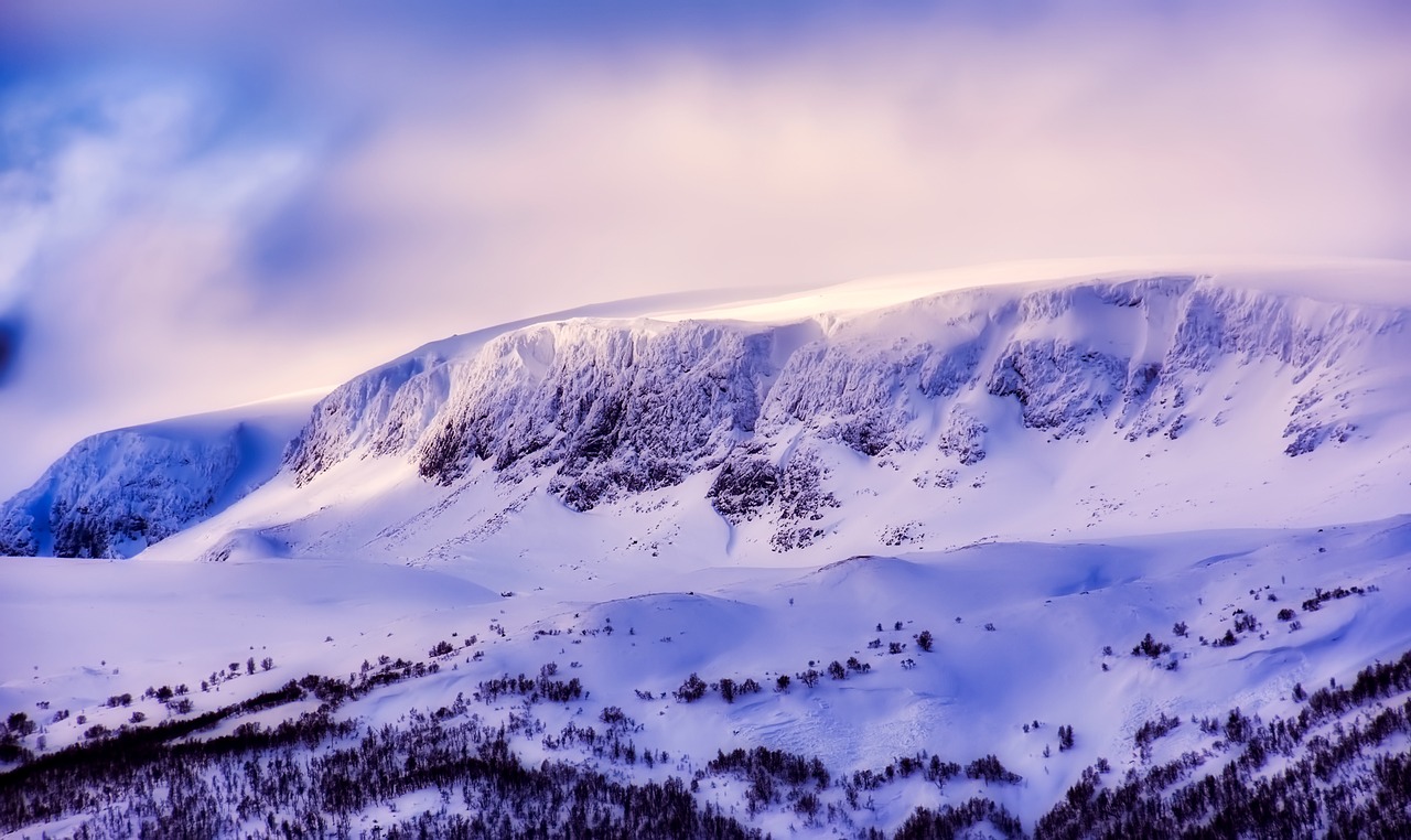 norway mountains sky free photo