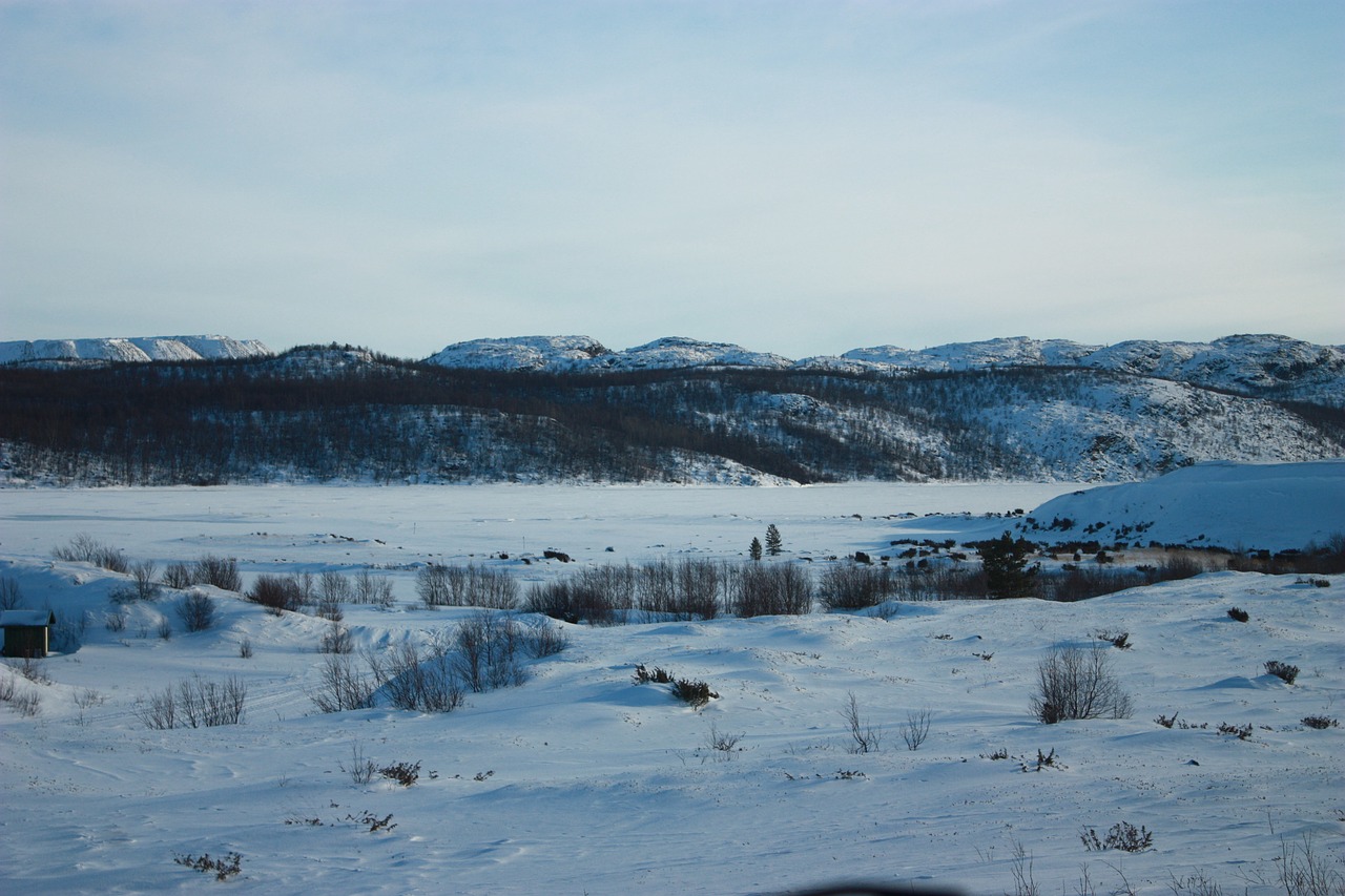 norway ice water the mountain free photo