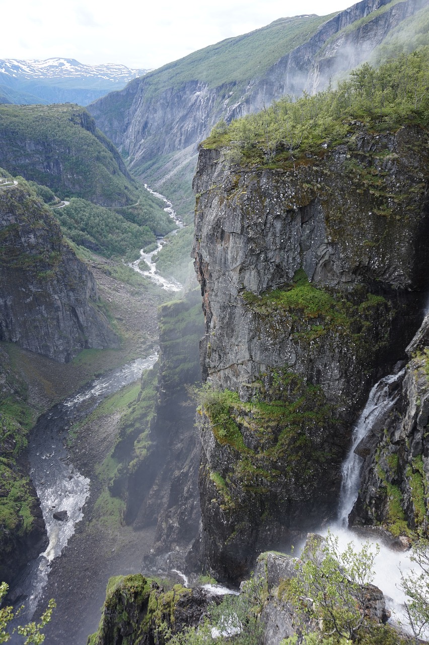 norway waterfall venningfossen free photo