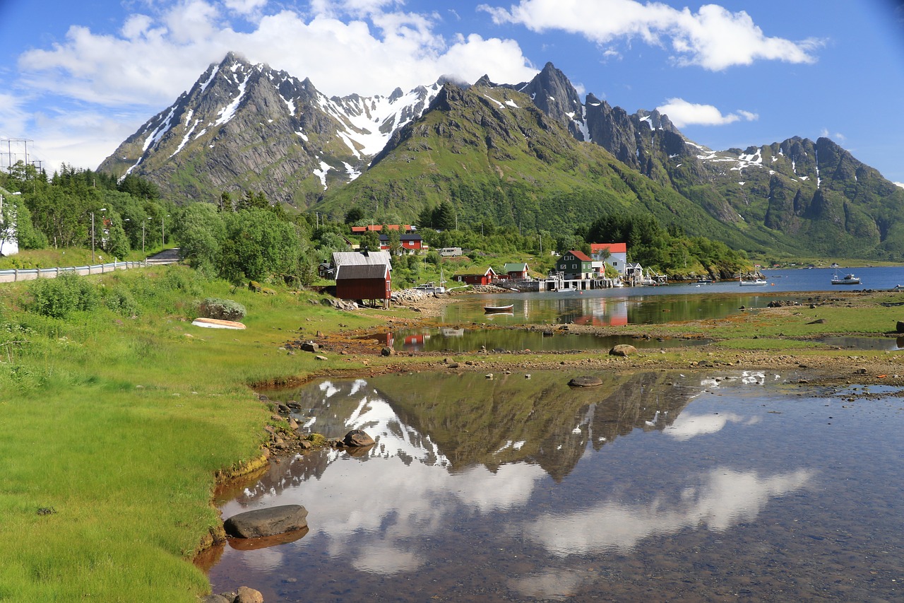 norway lofoten scenery free photo