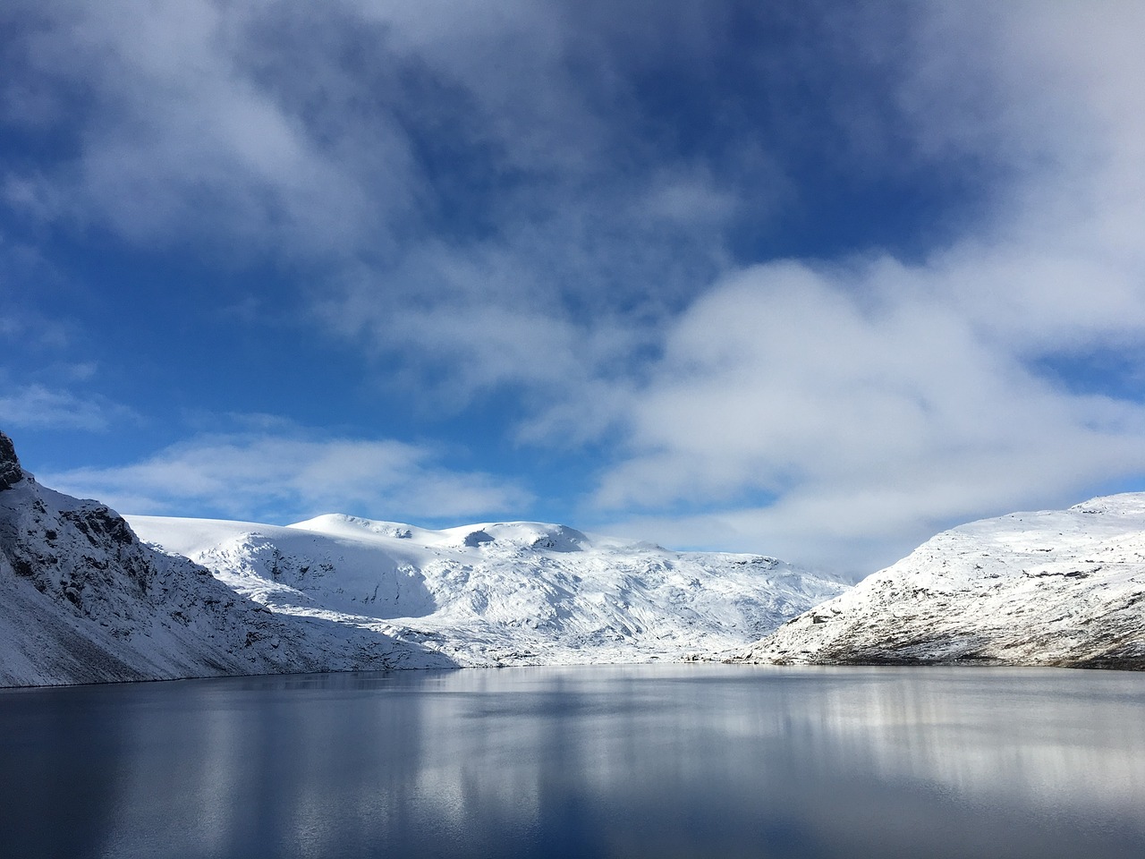 norway nature snow free photo