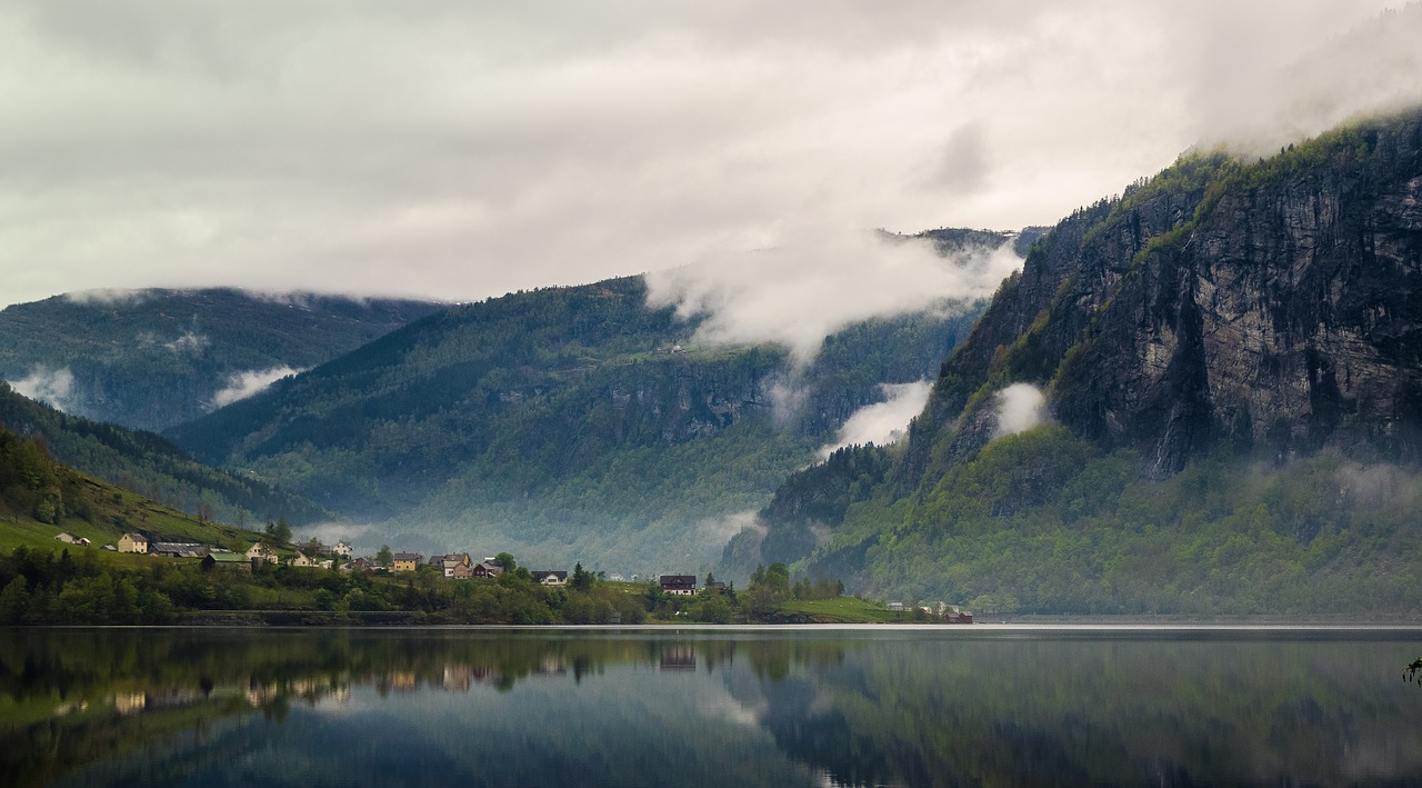 norway fjords lofoten free photo