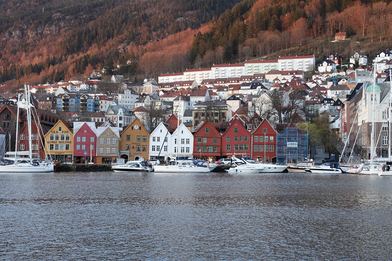 norway  mountains  port free photo