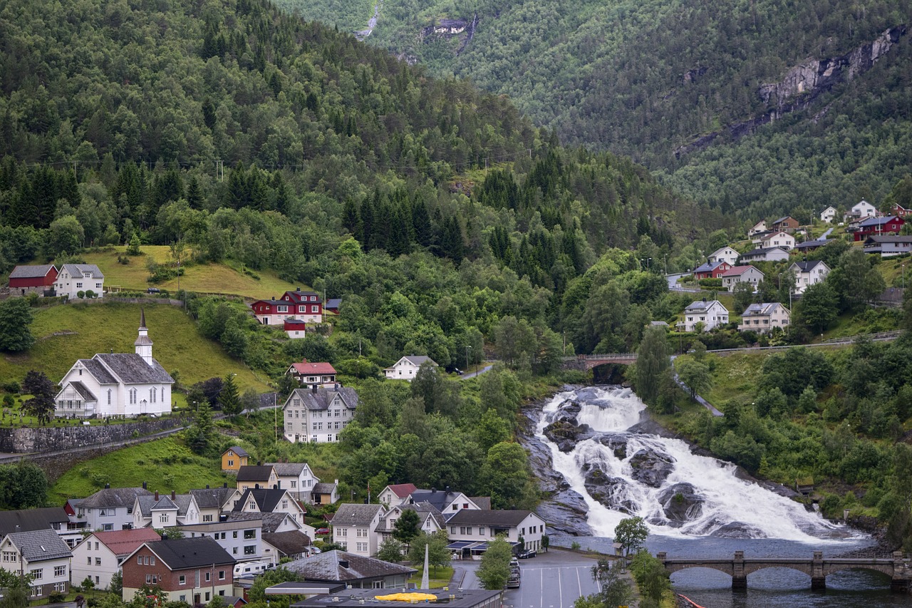 norway  river  landscape free photo