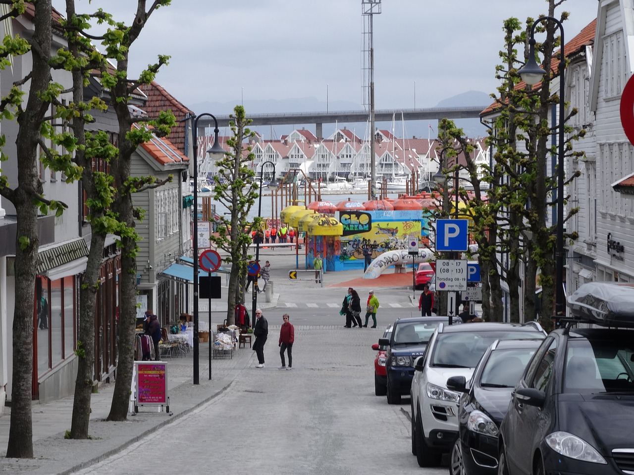 norway fjord street free photo