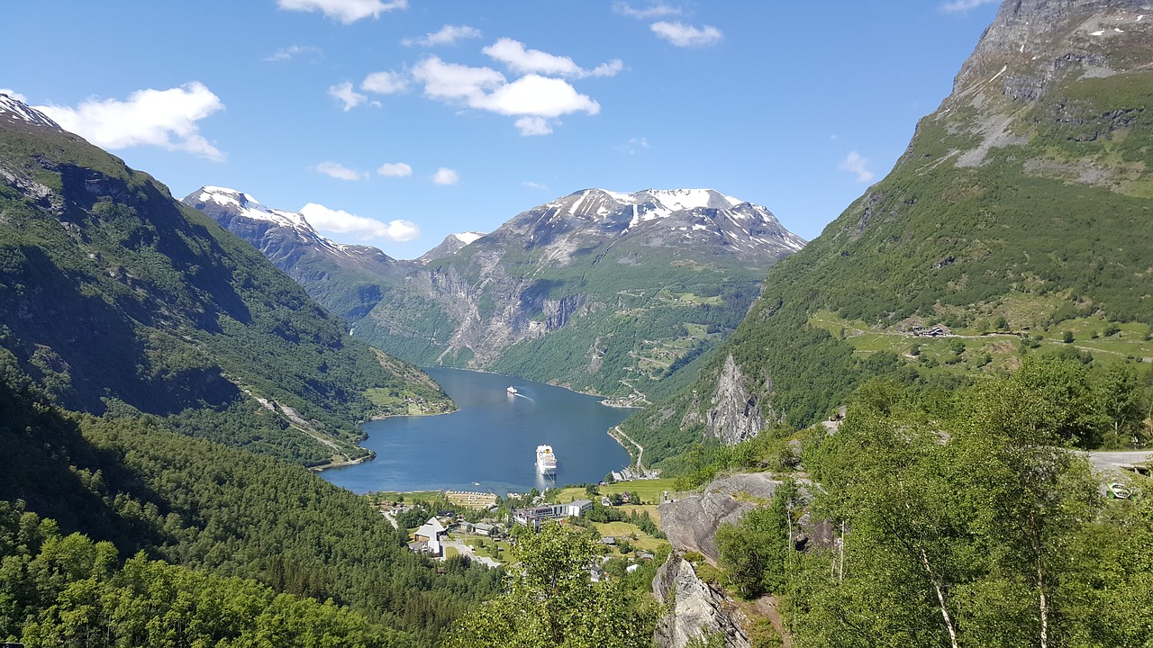 norway  fjord  geirangerfjord free photo