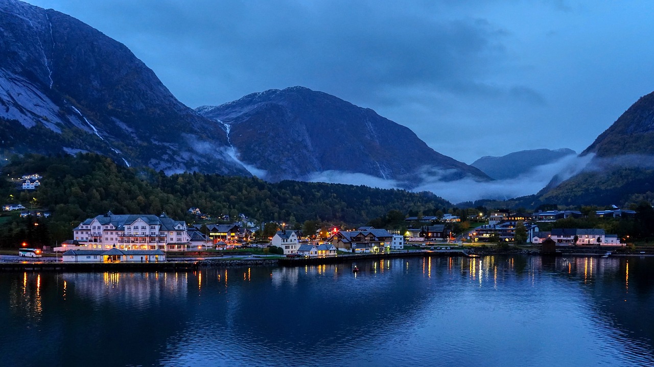 norway  fjord  dawn free photo