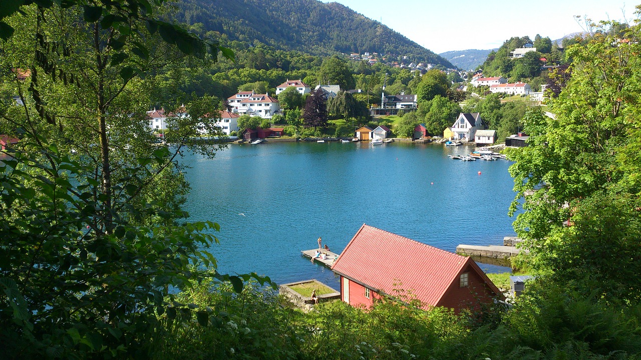 norway  bergen  water free photo