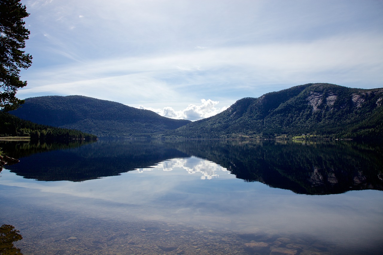 norway  lake  landscape free photo