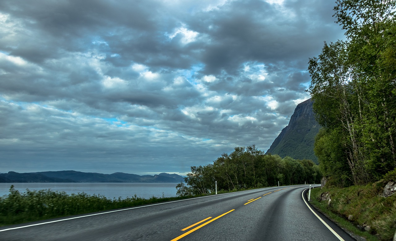 norway  way  landscape free photo