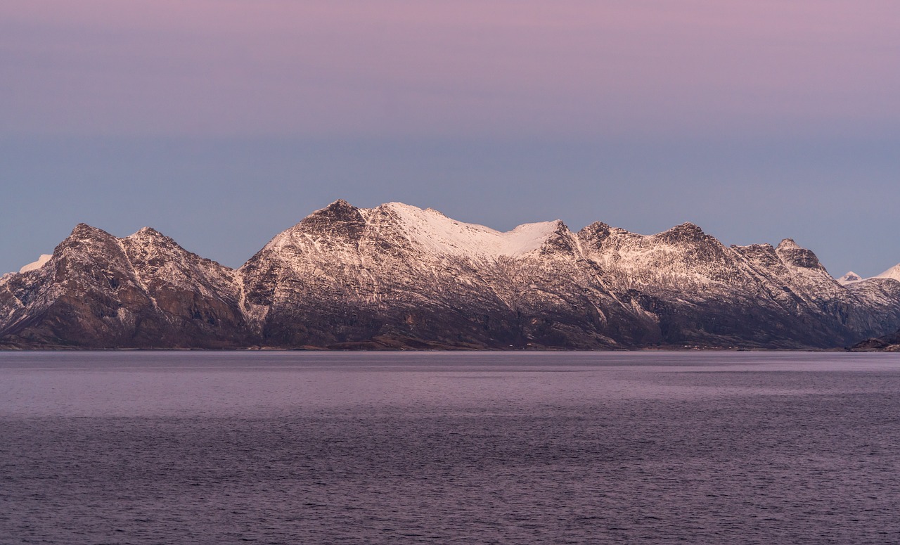 norway  fjords  sunset free photo