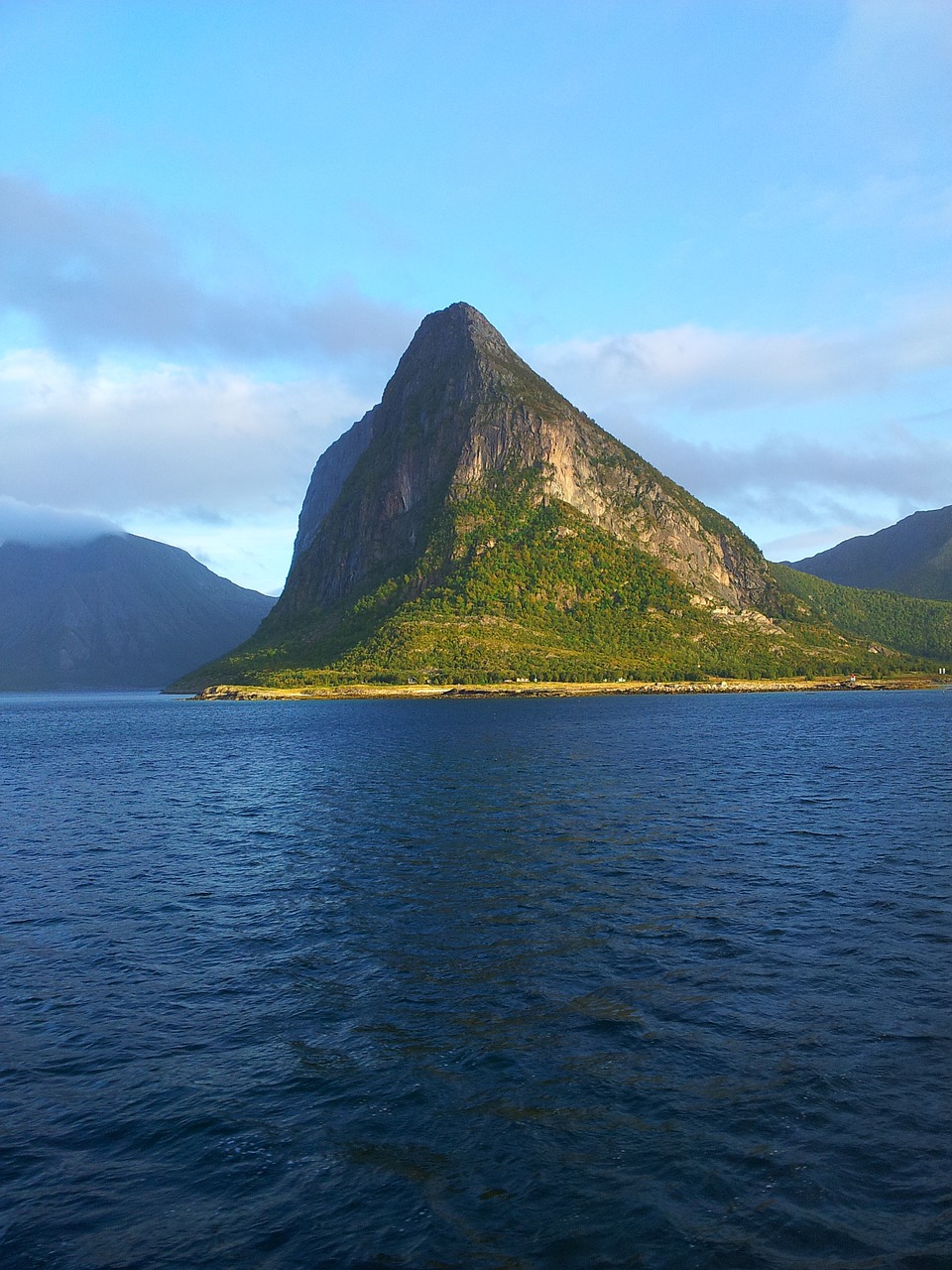 norway rock sea free photo