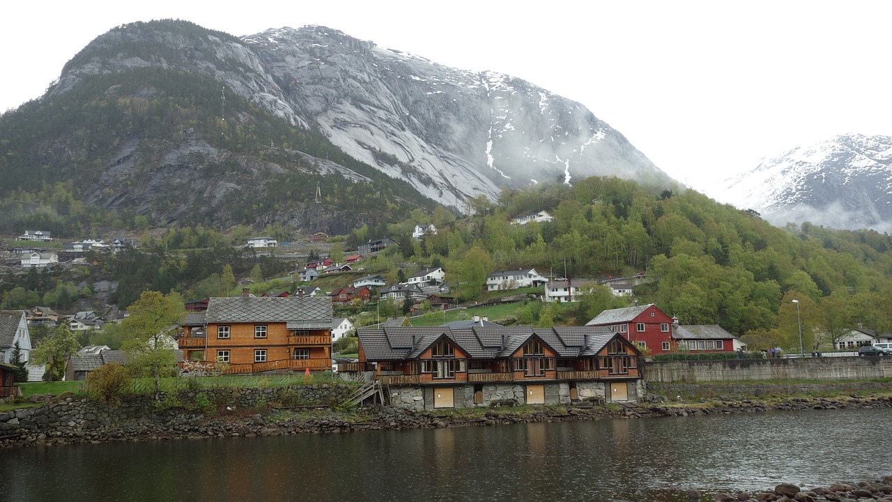 norway eidfjord landscape free photo