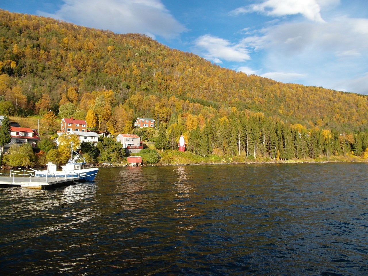 norway fjord ferry free photo