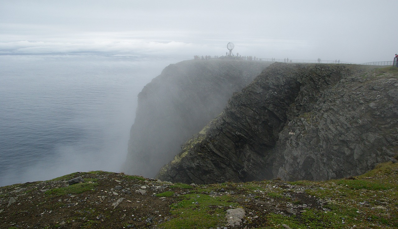 norway northern cape cliff free photo