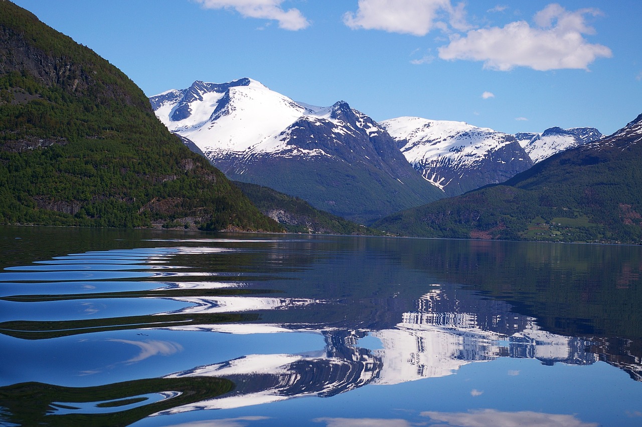 norway fjordlandschaft hill free photo