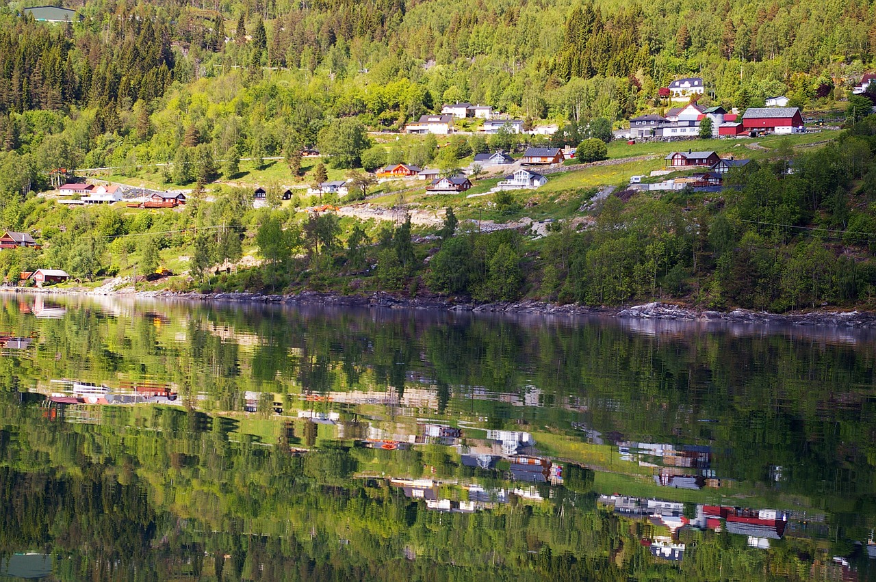 norway fjordlandschaft hill free photo