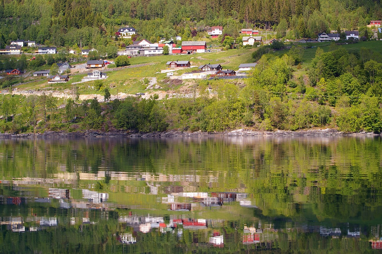 norway fjordlandschaft hill free photo