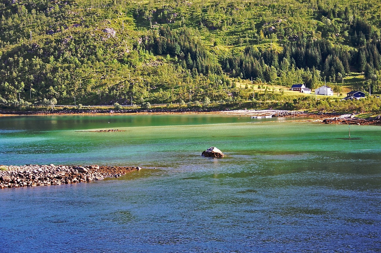 norway fjord water free photo