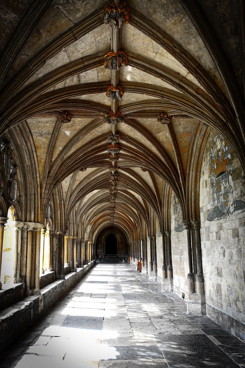 norwich cathedral cloisters cathedral free photo