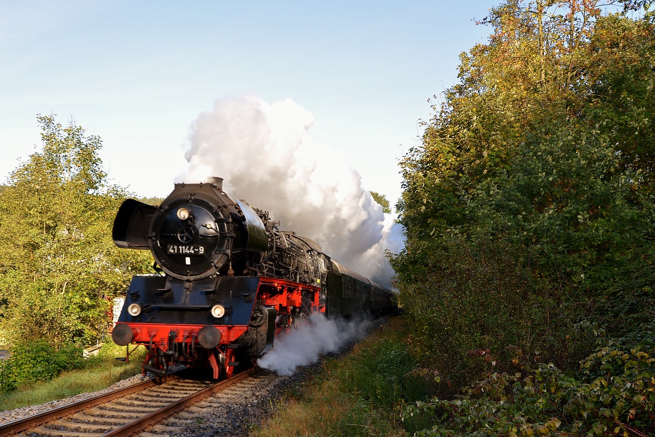 nostalgic  steam locomotive  elstertal free photo