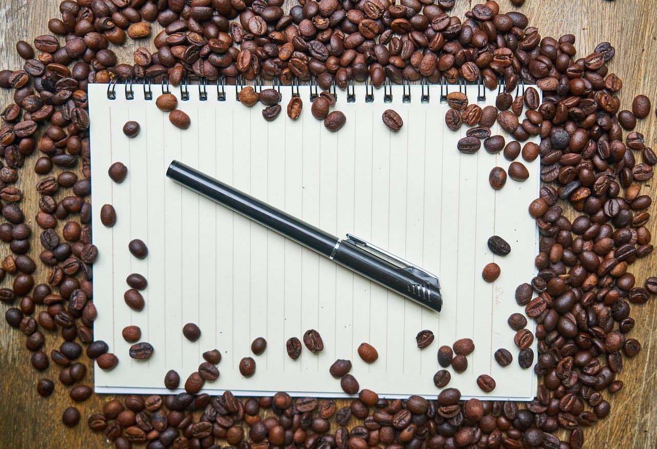 notebook coffee course free photo