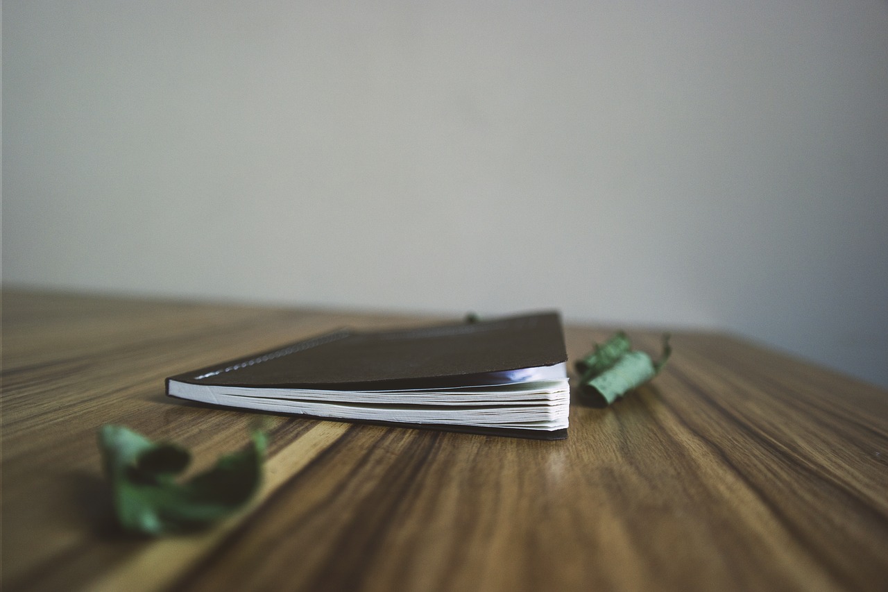 notebook blur wooden free photo