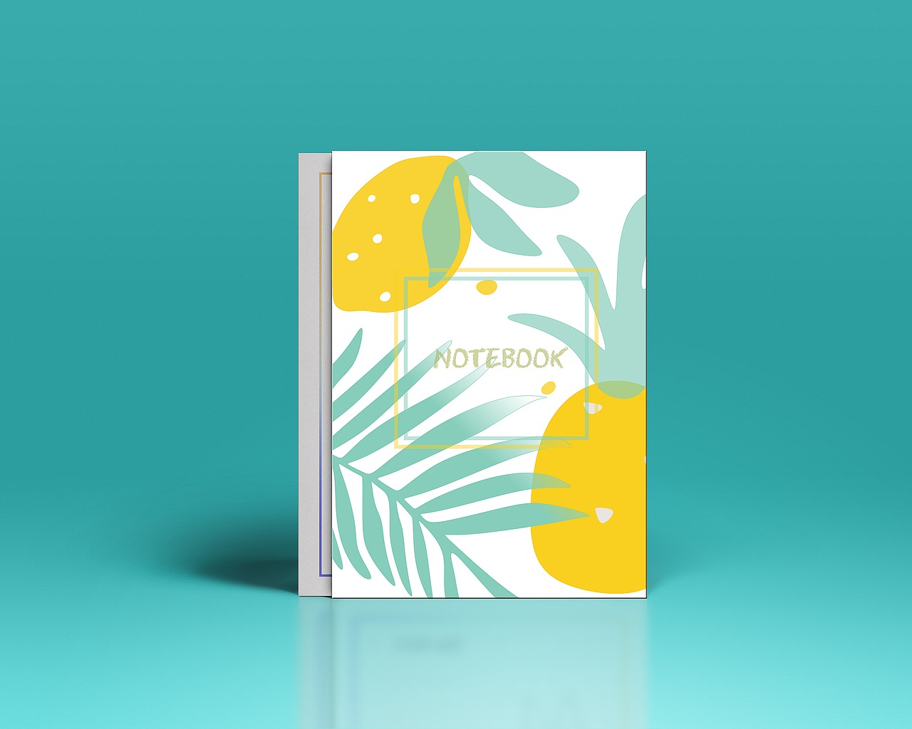 notebook lemon fruit free photo