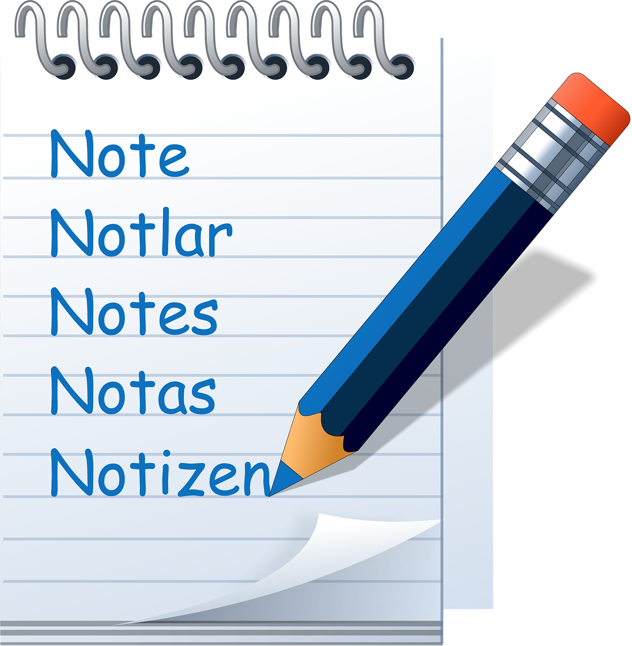 notepad symbol write down free photo