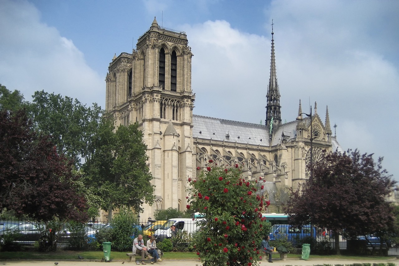 notre dame church paris free photo