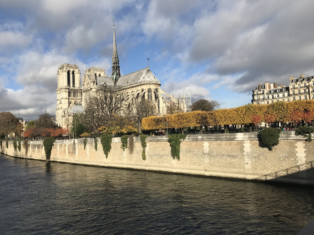 notre dame river france free photo