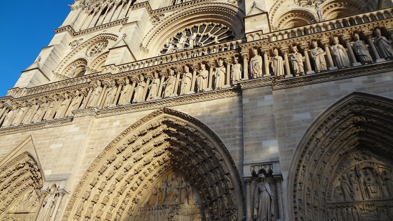 notre dame paris cathedral free photo