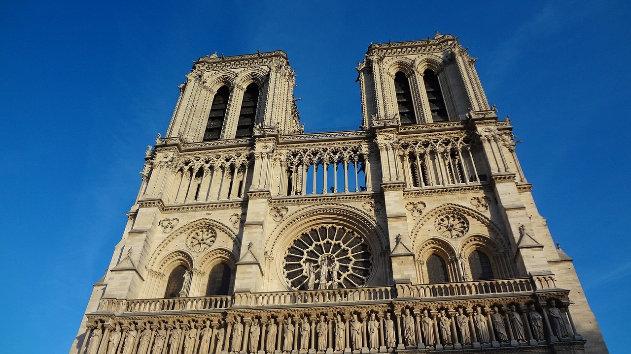 notre dame paris cathedral free photo