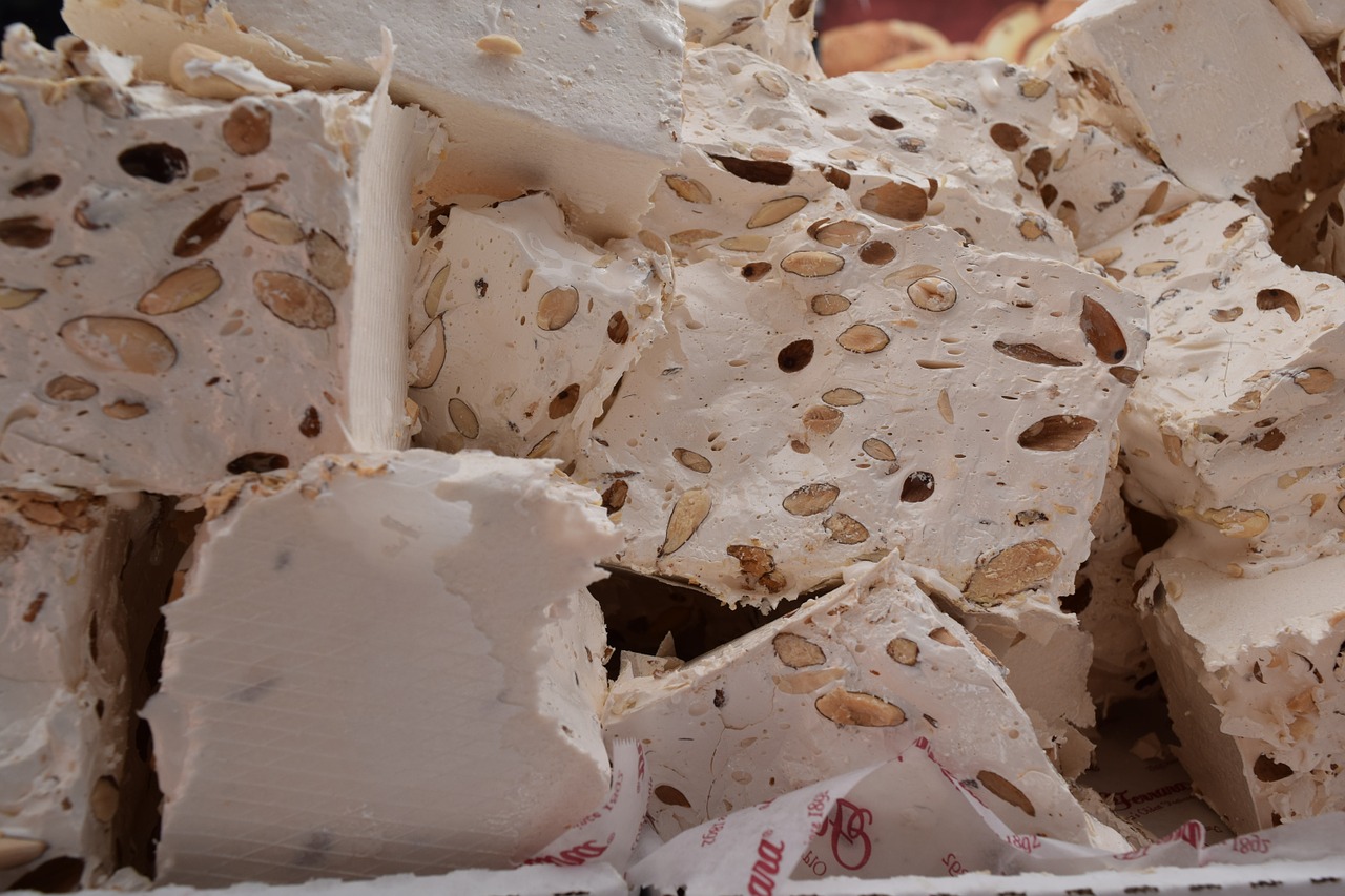 nougat confection sweets free photo