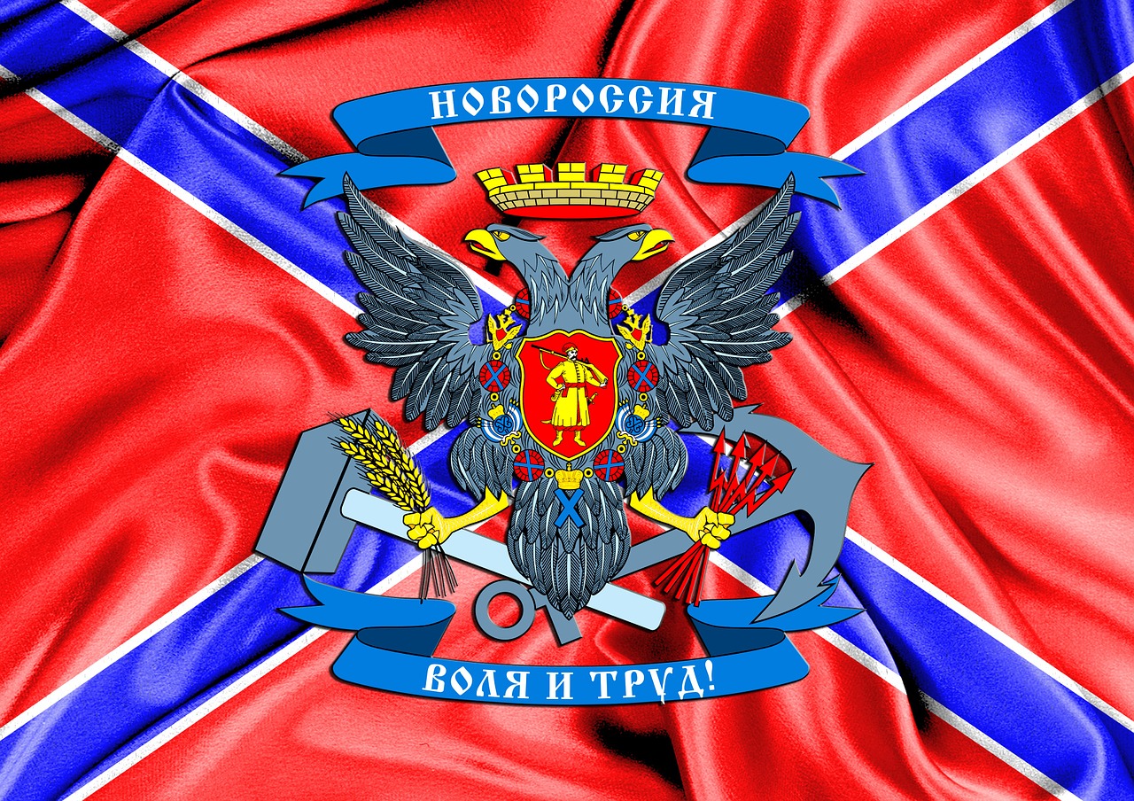 novorossiya flag of novorossiya donbass free photo