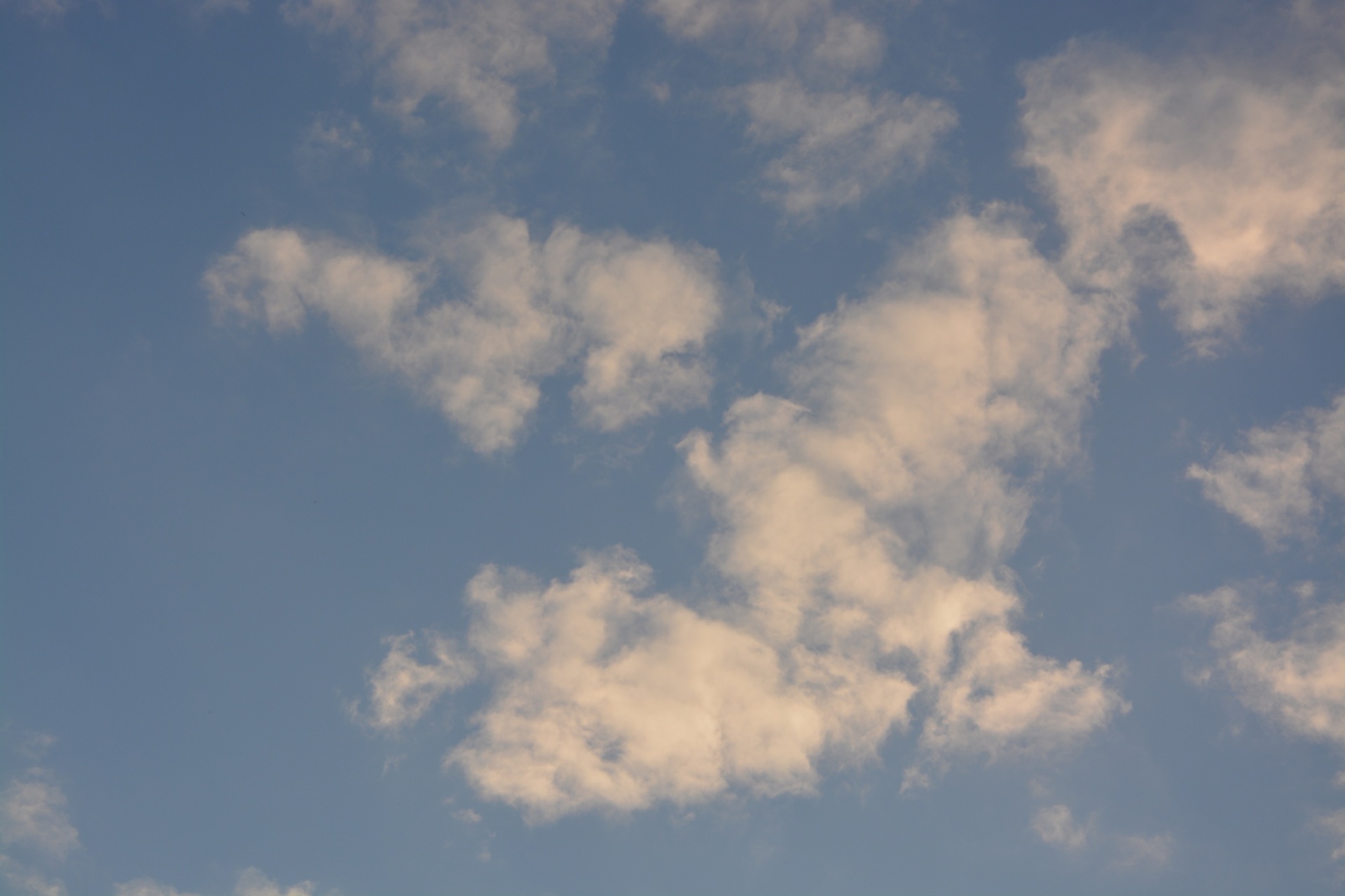 clouds bright blue sky free photo