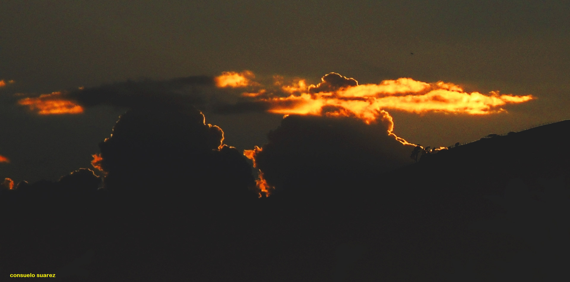 clouds sunset clouds at sunset free photo