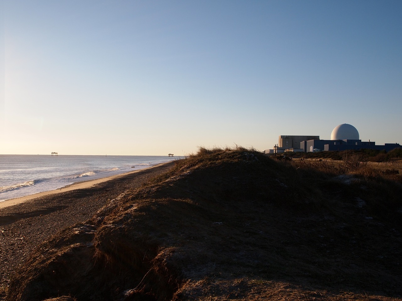nuclear power beach free photo