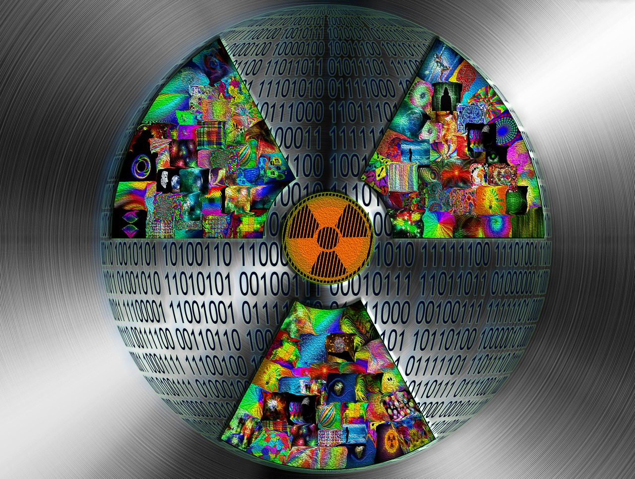 nuclear sign sign globalization free photo