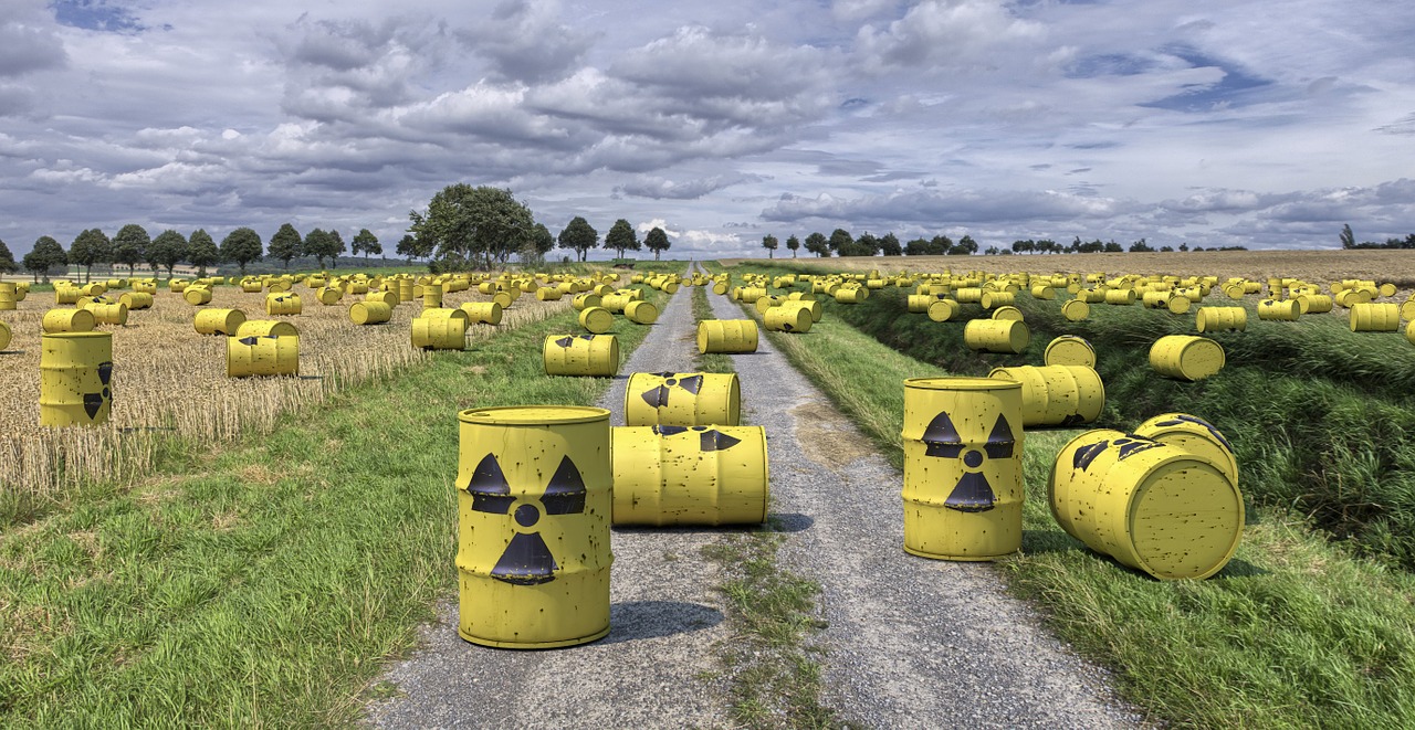 nuclear waste radioactive trash for final free photo
