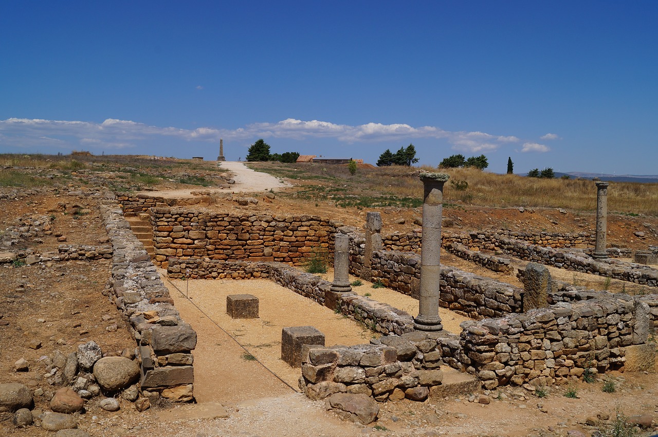 numancia roman remains archeology free photo