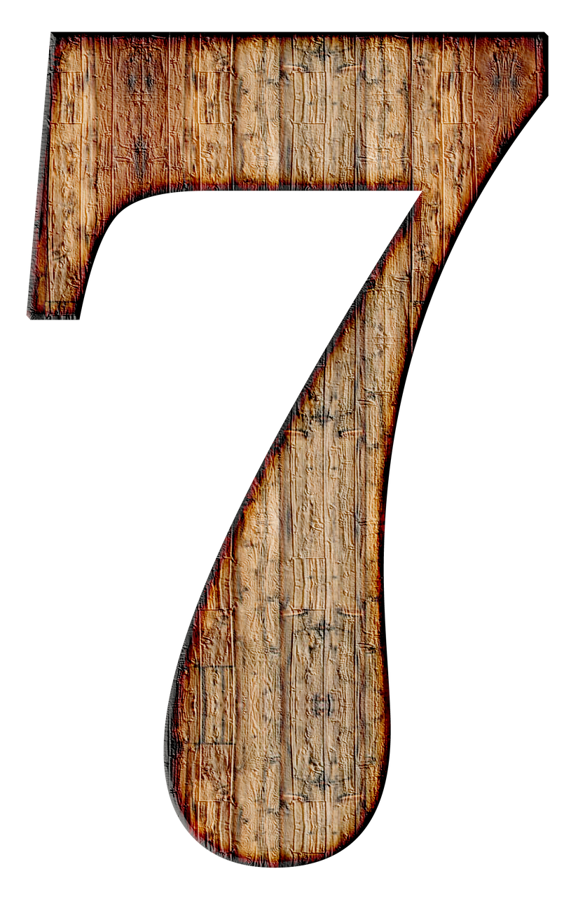 number 7 seven free photo