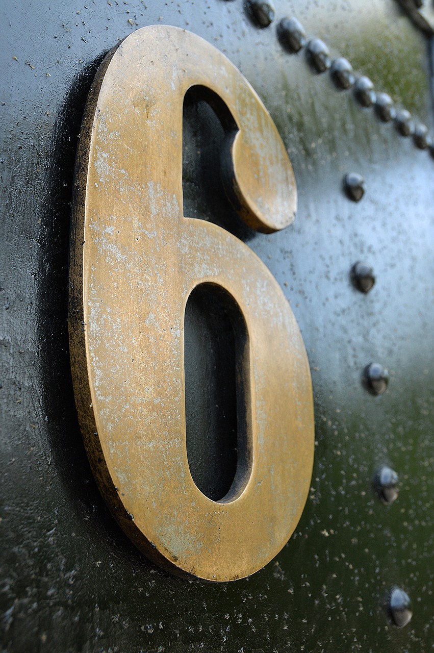 number old metal free photo