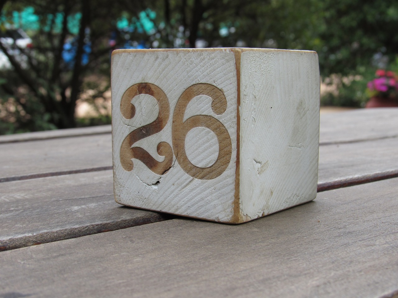 number wood wooden free photo