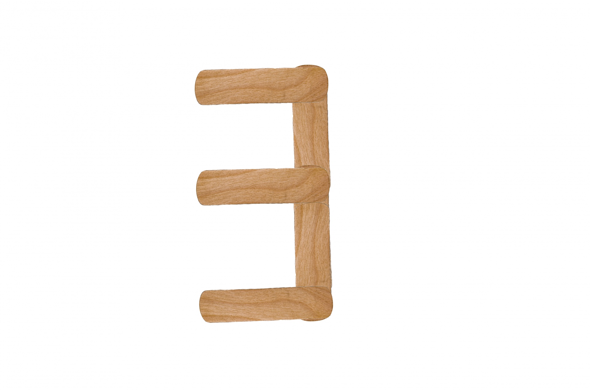 3 wooden number free photo