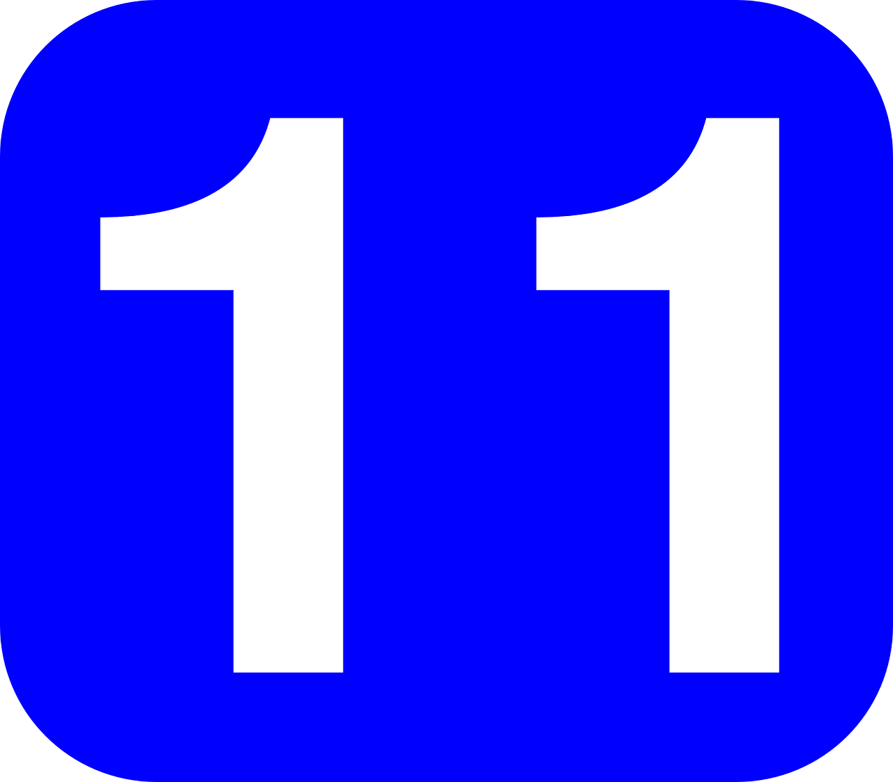 number 11 rounded free photo