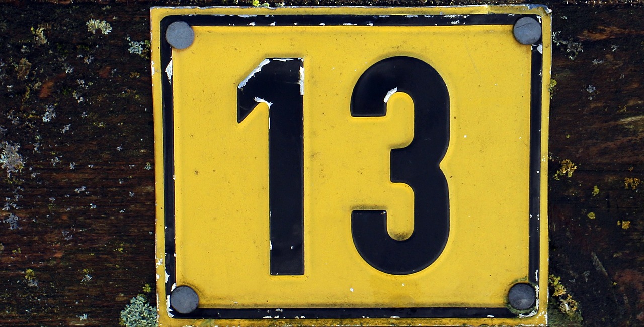 number symbol thirteen free photo