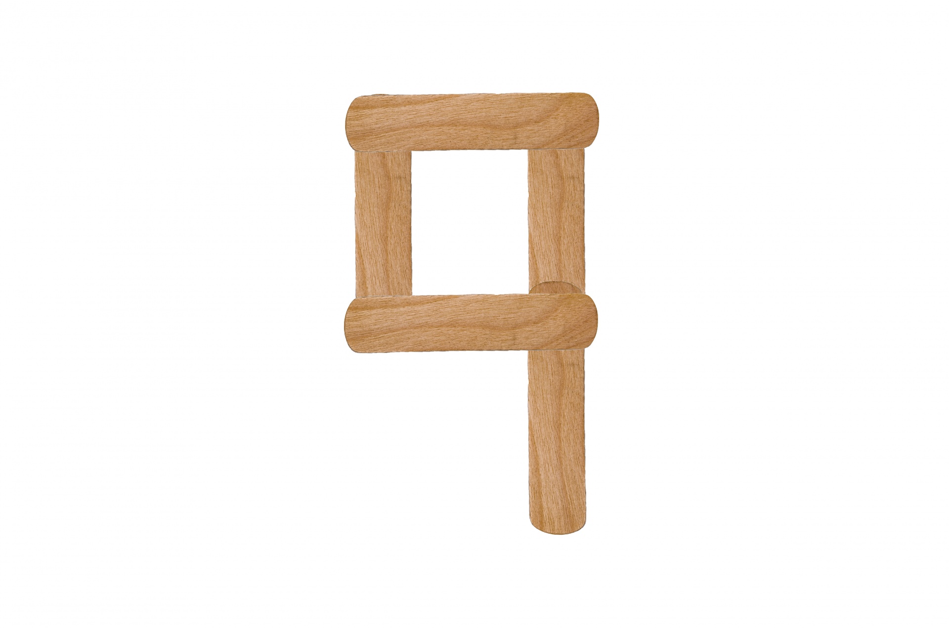 wooden number stick free photo