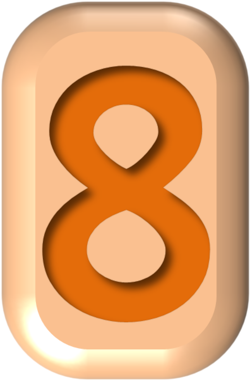 numbers button shape free photo