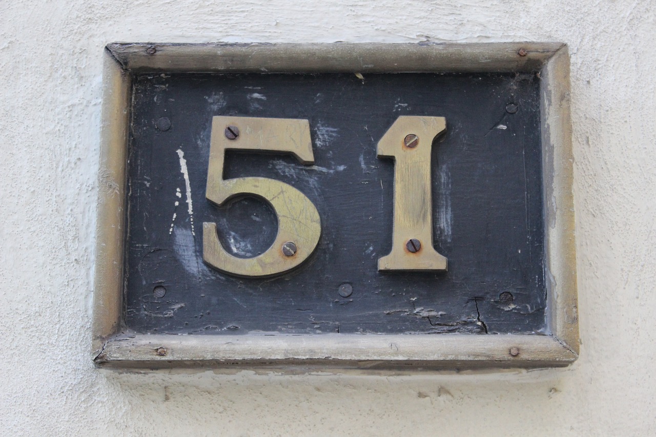 numbers street city free photo